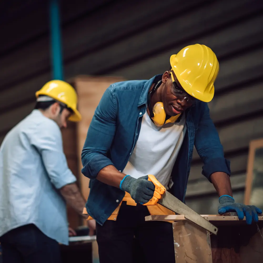 Russell & Co. renovation work in progress